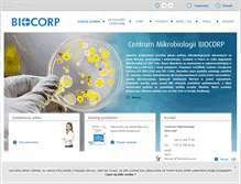 Tablet Screenshot of biocorp.pl
