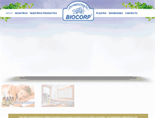 Tablet Screenshot of biocorp.com.co